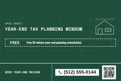 Blueprint · Coupon: Year-End Tax Planning Window
