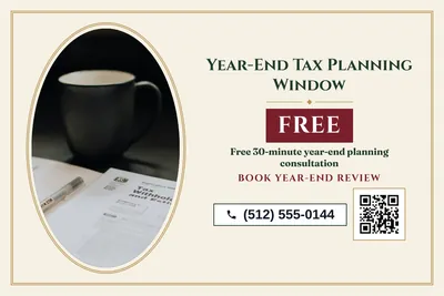 Classic · Photo Frame: Year-End Tax Planning Window