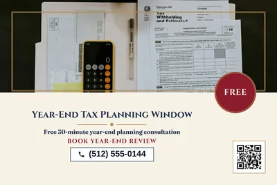 Classic · Photo Hero: Year-End Tax Planning Window