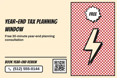 Comic pop · Split: Year-End Tax Planning Window