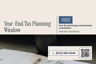 Contemporary · Split: Year-End Tax Planning Window