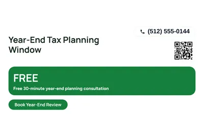 Modern · Offer Menu: Year-End Tax Planning Window