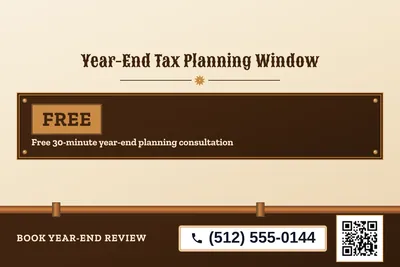 Steampunk · Offer Menu: Year-End Tax Planning Window