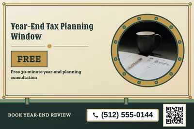 Steampunk · Photo Frame: Year-End Tax Planning Window