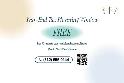 Soft watercolour · Big Offer: Year-End Tax Planning Window