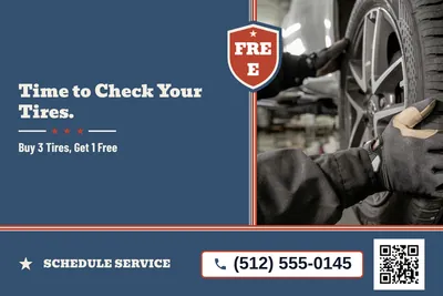 Vintage Americana · Split: Time to Check Your Tires.
