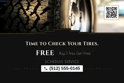 Art deco · Photo Hero: Time to Check Your Tires.