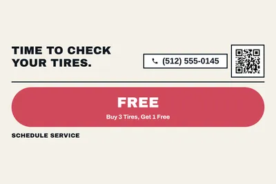 Bauhaus · Offer Menu: Time to Check Your Tires.