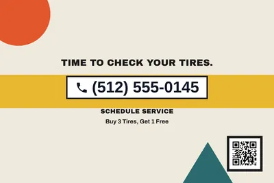 Bauhaus · Phone Billboard: Time to Check Your Tires.
