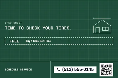 Blueprint · Coupon: Time to Check Your Tires.