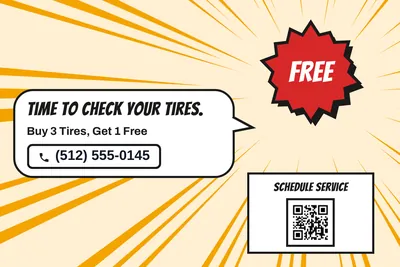 Comic pop · Big Offer: Time to Check Your Tires.