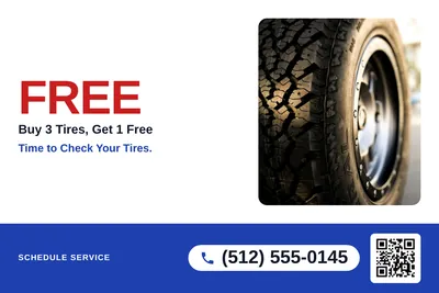 Local Offer · Big Offer: Time to Check Your Tires.