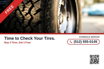 Local Offer · Ribbon and Stack: Time to Check Your Tires.