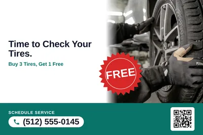 Local Offer · Seal and Photo: Time to Check Your Tires.