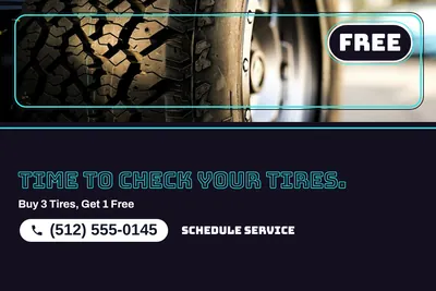 Neon night · Photo Hero: Time to Check Your Tires.