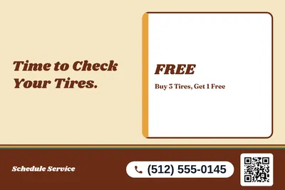 Retro 70s · Checklist: Time to Check Your Tires.