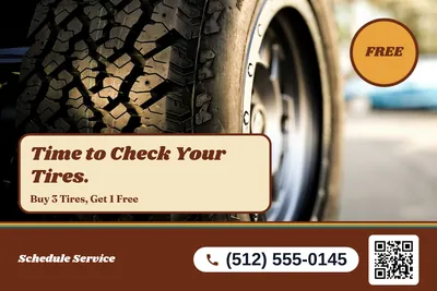 Retro 70s · Photo Hero: Time to Check Your Tires.