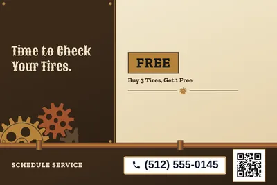 Steampunk · Checklist: Time to Check Your Tires.