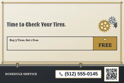 Steampunk · Coupon: Time to Check Your Tires.