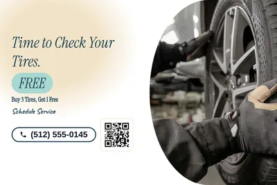 Soft watercolour · Split: Time to Check Your Tires.