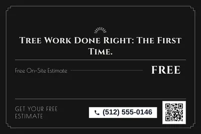 Art deco · Offer Menu: Tree Work Done Right: The First Time.