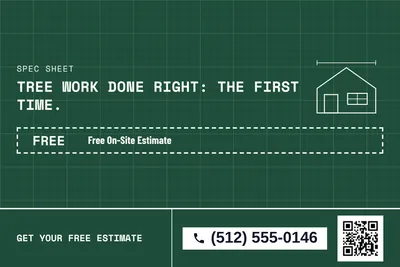 Blueprint · Coupon: Tree Work Done Right: The First Time.