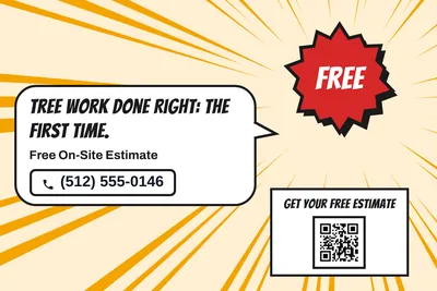 Comic pop · Big Offer: Tree Work Done Right: The First Time.