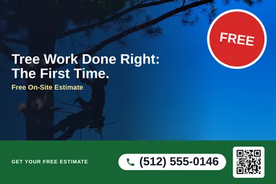 Local Offer · Photo Overlay: Tree Work Done Right: The First Time.
