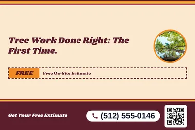 Retro 70s · Coupon: Tree Work Done Right: The First Time.