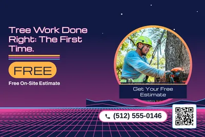 Synthwave · Photo Frame: Tree Work Done Right: The First Time.