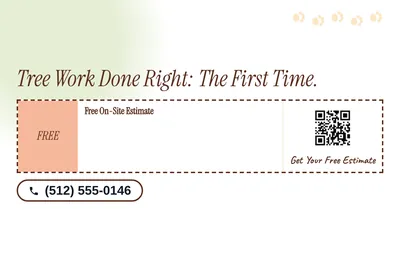 Soft watercolour · Coupon: Tree Work Done Right: The First Time.