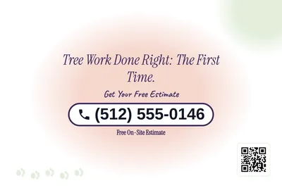 Soft watercolour · Phone Billboard: Tree Work Done Right: The First Time.