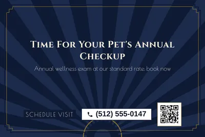 Art deco · Big Offer: Time For Your Pet's Annual Checkup