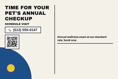 Bauhaus · Checklist: Time For Your Pet's Annual Checkup
