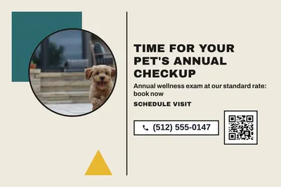 Bauhaus · Photo Frame: Time For Your Pet's Annual Checkup