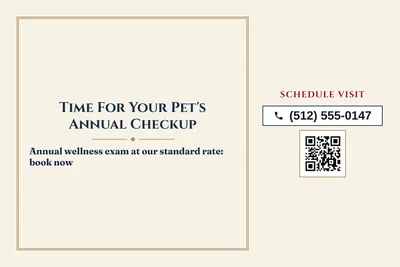 Classic · Checklist: Time For Your Pet's Annual Checkup