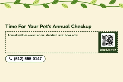 Jungle · Coupon: Time For Your Pet's Annual Checkup