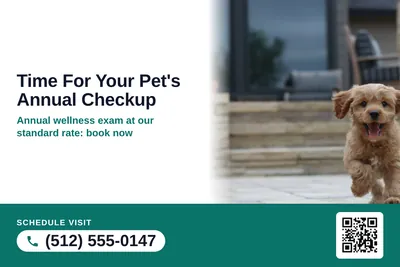 Local Offer · Seal and Photo: Time For Your Pet's Annual Checkup