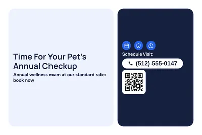 Modern · Checklist: Time For Your Pet's Annual Checkup