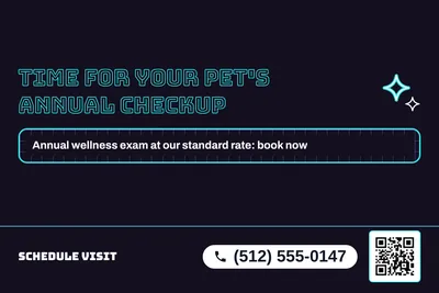 Neon night · Checklist: Time For Your Pet's Annual Checkup
