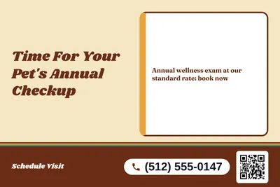 Retro 70s · Checklist: Time For Your Pet's Annual Checkup