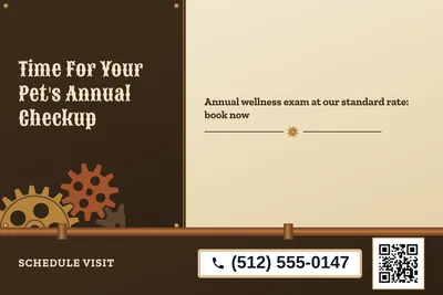 Steampunk · Checklist: Time For Your Pet's Annual Checkup