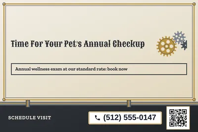 Steampunk · Coupon: Time For Your Pet's Annual Checkup
