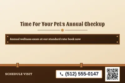 Steampunk · Offer Menu: Time For Your Pet's Annual Checkup