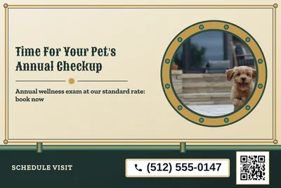 Steampunk · Photo Frame: Time For Your Pet's Annual Checkup