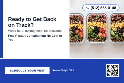 Bold Color Block · Bottom Bar: Ready to Get Back on Track?