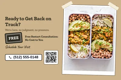 Kraft and stamp · Split: Ready to Get Back on Track?