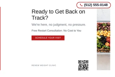 Minimal White · Left-Aligned Editorial: Ready to Get Back on Track?