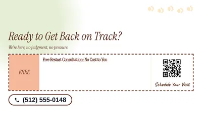 Soft watercolour · Coupon: Ready to Get Back on Track?
