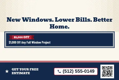Vintage Americana · Offer Menu: New Windows. Lower Bills. Better Home.
